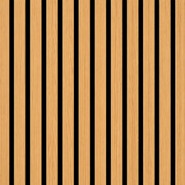 Akustik-Holzlamellenpaneel für Wände 270 × 110 cm