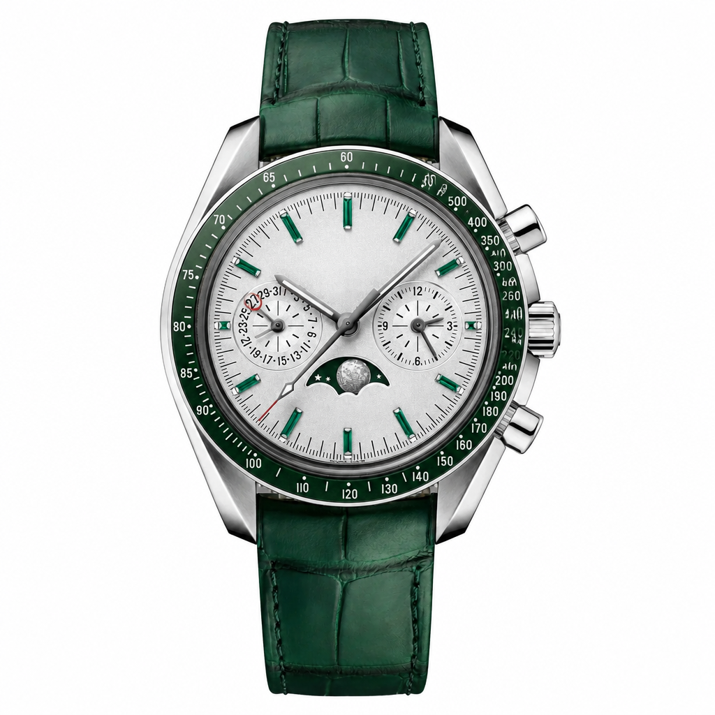 Chronograph Watch Silver Dial 44mm product photo