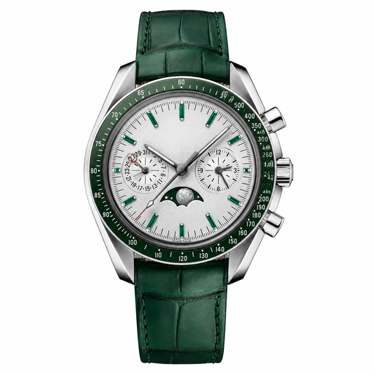 Chronograph Watch Silver Dial 44mm product photo